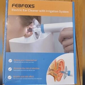 FEBFOXS Electric Ear Cleaner with Irrigation System            Brand New!